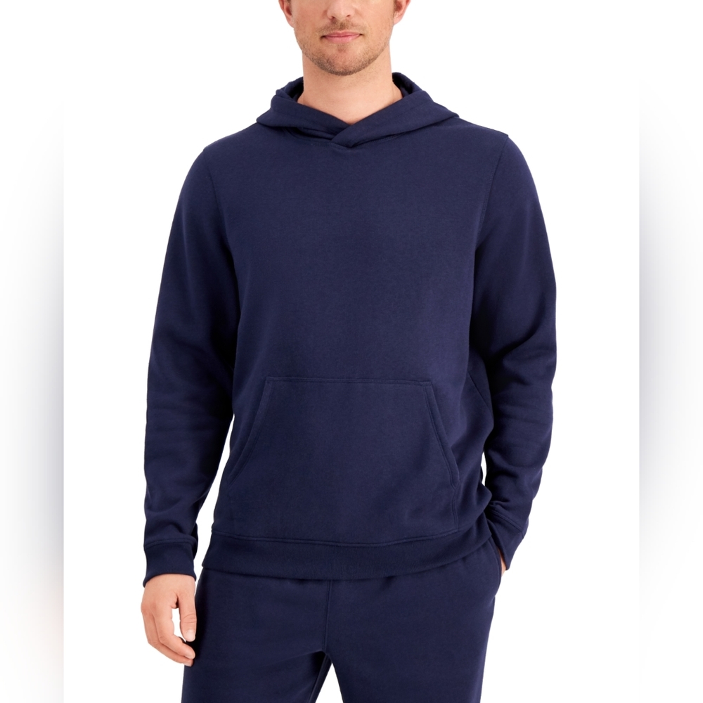 Ideology Mens Solid Fleece Hoodie
